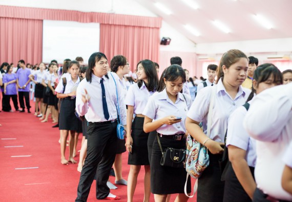 ภาพกิจกรรม  สโมสรนักศึกษาคณะวิทยาศาสตร์และเทคโนโลยี จัดโครงการปฐมนิเทศนักศึกษาใหม่ คณะวิทยาศาสตร์และเทคโนโลยี ประจำปี 2560