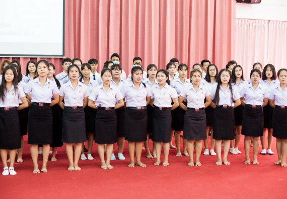 ภาพกิจกรรม  สโมสรนักศึกษาคณะวิทยาศาสตร์และเทคโนโลยี จัดโครงการปฐมนิเทศนักศึกษาใหม่ คณะวิทยาศาสตร์และเทคโนโลยี ประจำปี 2560