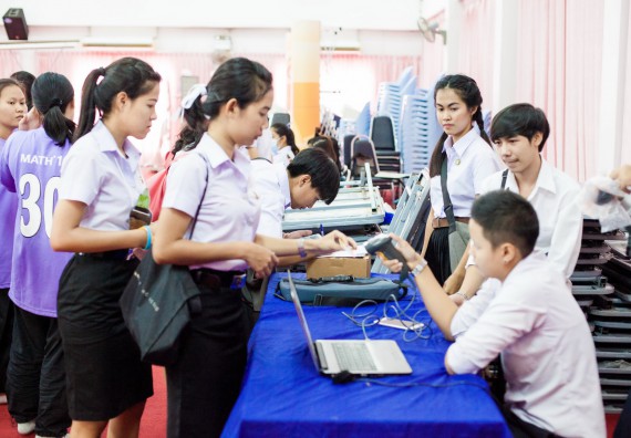 ภาพกิจกรรม  สโมสรนักศึกษาคณะวิทยาศาสตร์และเทคโนโลยี จัดโครงการปฐมนิเทศนักศึกษาใหม่ คณะวิทยาศาสตร์และเทคโนโลยี ประจำปี 2560