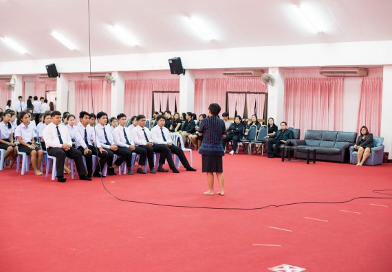 ภาพกิจกรรม  สโมสรนักศึกษาคณะวิทยาศาสตร์และเทคโนโลยี จัดโครงการปฐมนิเทศนักศึกษาใหม่ คณะวิทยาศาสตร์และเทคโนโลยี ประจำปี 2560