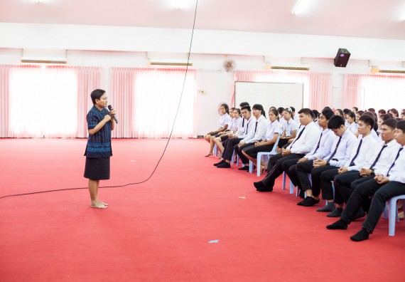 ภาพกิจกรรม  สโมสรนักศึกษาคณะวิทยาศาสตร์และเทคโนโลยี จัดโครงการปฐมนิเทศนักศึกษาใหม่ คณะวิทยาศาสตร์และเทคโนโลยี ประจำปี 2560