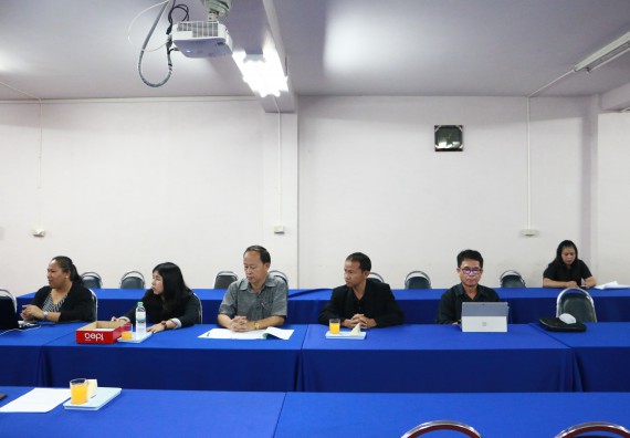 ภาพกิจกรรม หลักสูตรฟิสิกส์ จัดการตรวจประเมินคุณภาพภายในระดับหลักสูตรประจำปีการศึกษา 2559 หลักสูตรฟิสิกส์