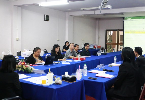 ภาพกิจกรรม หลักสูตรฟิสิกส์ จัดการตรวจประเมินคุณภาพภายในระดับหลักสูตรประจำปีการศึกษา 2559 หลักสูตรฟิสิกส์