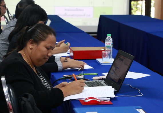 ภาพกิจกรรม หลักสูตรฟิสิกส์ จัดการตรวจประเมินคุณภาพภายในระดับหลักสูตรประจำปีการศึกษา 2559 หลักสูตรฟิสิกส์