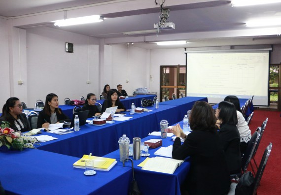 ภาพกิจกรรม หลักสูตรชีววิทยา จัดการตรวจประเมินคุณภาพภายใน ระดับหลักสูตรประจำปีการศึกษา 2559 หลักสูตรชีววิทยา