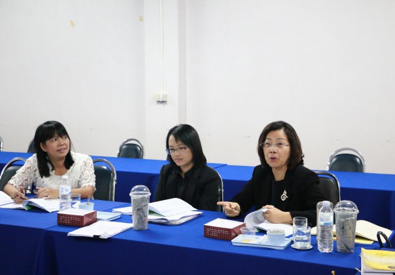 ภาพกิจกรรม หลักสูตรชีววิทยา จัดการตรวจประเมินคุณภาพภายใน ระดับหลักสูตรประจำปีการศึกษา 2559 หลักสูตรชีววิทยา