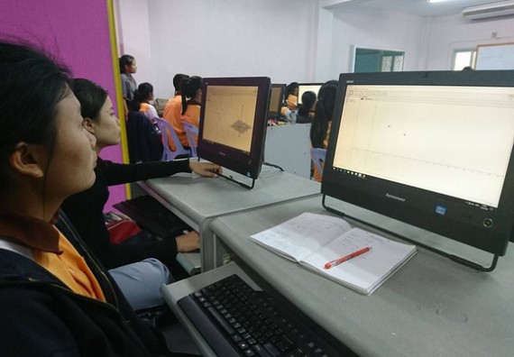 ภาพกิจกรรม โปรแกรมวิชาคณิตศาสตร์ จัดกิจกรรมการเรียนการสอนที่บูรณาการกับศิลปะ