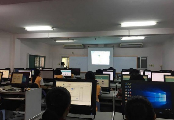 ภาพกิจกรรม โปรแกรมวิชาคณิตศาสตร์ จัดกิจกรรมการเรียนการสอนที่บูรณาการกับศิลปะ