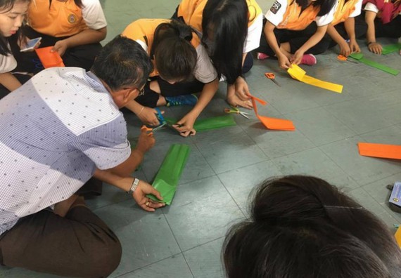 ภาพกิจกรรม โปรแกรมวิชาคณิตศาสตร์ จัดกิจกรรมการเรียนการสอนที่บูรณาการกับศิลปะ