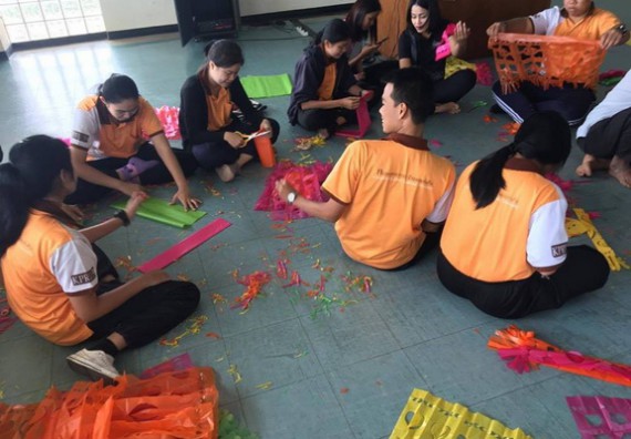 ภาพกิจกรรม โปรแกรมวิชาคณิตศาสตร์ จัดกิจกรรมการเรียนการสอนที่บูรณาการกับศิลปะ