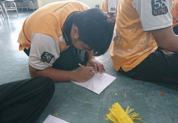 ภาพกิจกรรม โปรแกรมวิชาคณิตศาสตร์ จัดกิจกรรมการเรียนการสอนที่บูรณาการกับศิลปะ