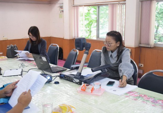 ภาพกิจกรรม คณะวิทยาศาสตร์และเทคโนโลยี เข้าร่วมกิจกรรมแลกเปลี่ยนเรียนรู้การขอรับทุนพัฒนาศักยภาพในการทำงานวิจัยของอาจารย์รุ่นใหม่