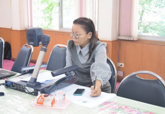 ภาพกิจกรรม คณะวิทยาศาสตร์และเทคโนโลยี เข้าร่วมกิจกรรมแลกเปลี่ยนเรียนรู้การขอรับทุนพัฒนาศักยภาพในการทำงานวิจัยของอาจารย์รุ่นใหม่