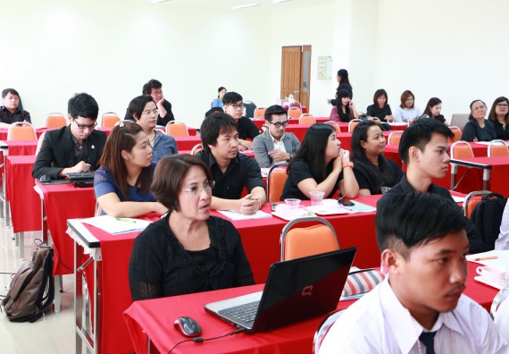 ภาพกิจกรรม คณะวิทยาศาสตร์และเทคโนโลยี เข้าร่วมนำเสนอแนวปฏิบัติที่ดีด้านการบูรณาการศิลปะและวัฒนธรรมกับการเรียนการสอน