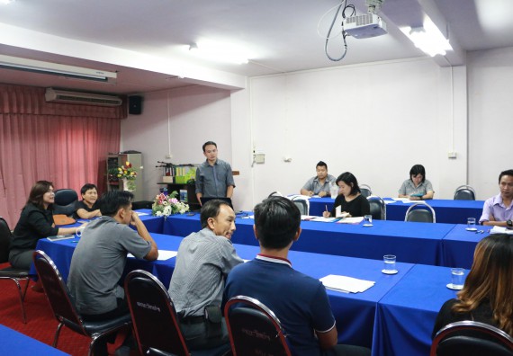 ภาพกิจกรรม คณะวิทยาศาสตร์และเทคโนโลยี จัดการประชุม เรื่อง การจัดเตรียมสถานที่งานสัปดาห์วิทยาศาสตร์แห่งชาติ ส่วนภูมิภาค ปี 2560