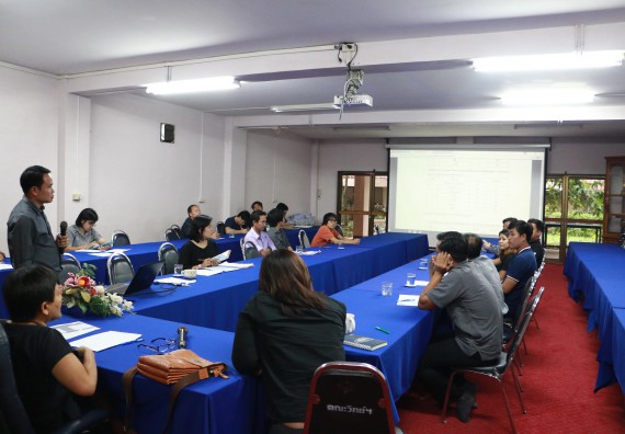 ภาพกิจกรรม คณะวิทยาศาสตร์และเทคโนโลยี จัดการประชุม เรื่อง การจัดเตรียมสถานที่งานสัปดาห์วิทยาศาสตร์แห่งชาติ ส่วนภูมิภาค ปี 2560