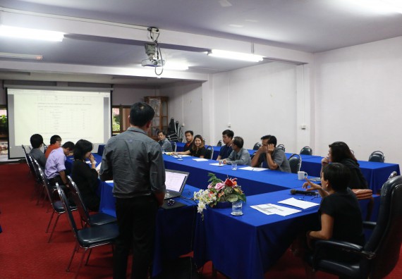 ภาพกิจกรรม คณะวิทยาศาสตร์และเทคโนโลยี จัดการประชุม เรื่อง การจัดเตรียมสถานที่งานสัปดาห์วิทยาศาสตร์แห่งชาติ ส่วนภูมิภาค ปี 2560