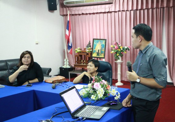 ภาพกิจกรรม คณะวิทยาศาสตร์และเทคโนโลยี จัดการประชุม เรื่อง การจัดเตรียมสถานที่งานสัปดาห์วิทยาศาสตร์แห่งชาติ ส่วนภูมิภาค ปี 2560