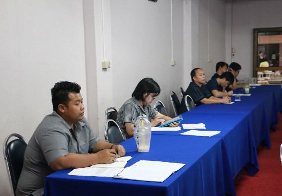 ภาพกิจกรรม คณะวิทยาศาสตร์และเทคโนโลยี จัดการประชุม เรื่อง การจัดเตรียมสถานที่งานสัปดาห์วิทยาศาสตร์แห่งชาติ ส่วนภูมิภาค ปี 2560