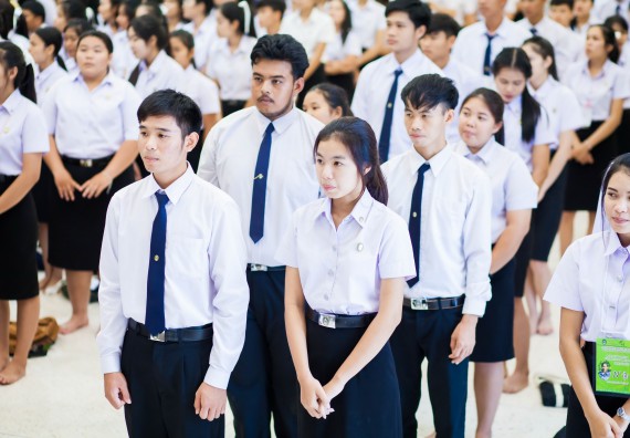 ภาพกิจกรรม คณะวิทยาศาสตร์และเทคโนโลยี จัดกิจกรรมไหว้ครูคณะวิทยาศาสตร์และเทคโนโลยี ประจำปีการศึกษา 2560