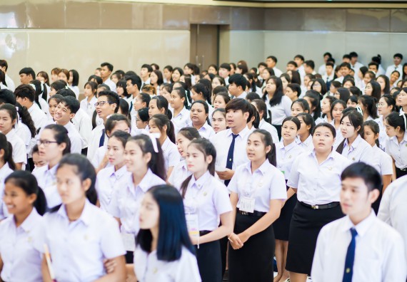 ภาพกิจกรรม คณะวิทยาศาสตร์และเทคโนโลยี จัดกิจกรรมไหว้ครูคณะวิทยาศาสตร์และเทคโนโลยี ประจำปีการศึกษา 2560
