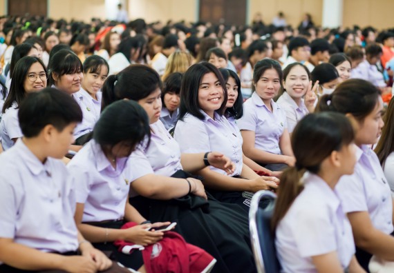 ภาพกิจกรรม คณะวิทยาศาสตร์และเทคโนโลยี เข้าร่วมโครงการวันต่อต้านยาเสพติดโลกและประกาศเจตนารมณ์มหาวิทยาลัยปลอดเหล้า ปลอดบุหรี่
