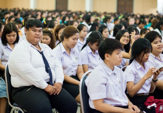 ภาพกิจกรรม คณะวิทยาศาสตร์และเทคโนโลยี เข้าร่วมโครงการวันต่อต้านยาเสพติดโลกและประกาศเจตนารมณ์มหาวิทยาลัยปลอดเหล้า ปลอดบุหรี่