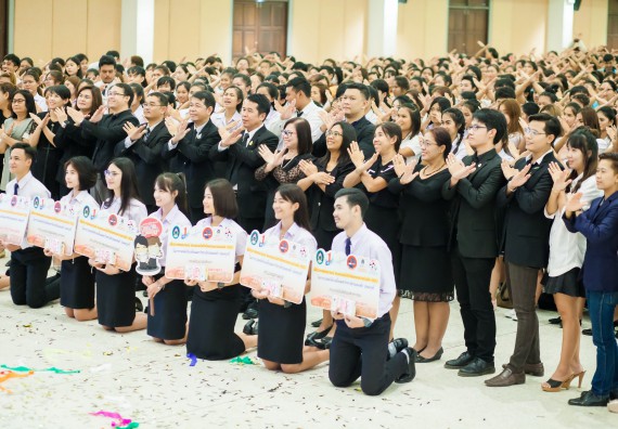 ภาพกิจกรรม คณะวิทยาศาสตร์และเทคโนโลยี เข้าร่วมโครงการวันต่อต้านยาเสพติดโลกและประกาศเจตนารมณ์มหาวิทยาลัยปลอดเหล้า ปลอดบุหรี่