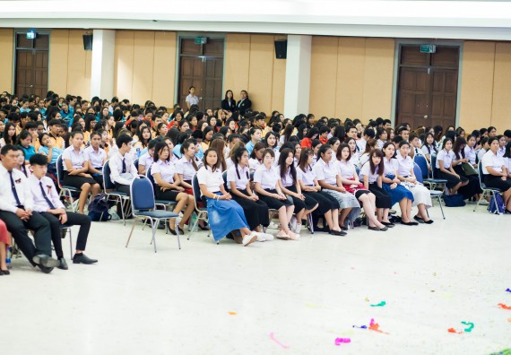 ภาพกิจกรรม คณะวิทยาศาสตร์และเทคโนโลยี เข้าร่วมโครงการวันต่อต้านยาเสพติดโลกและประกาศเจตนารมณ์มหาวิทยาลัยปลอดเหล้า ปลอดบุหรี่