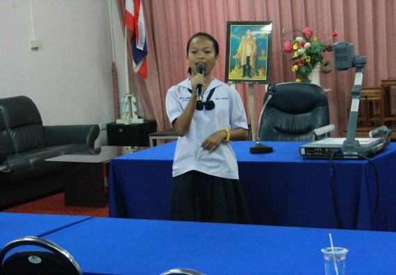 ภาพกิจกรรม การพูดทางวิทยาศาสตร์ ระดับมัธยมศึกษาตอนต้น