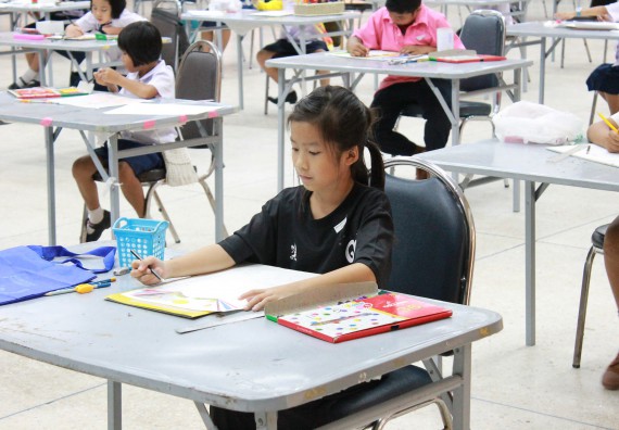 ภาพกิจกรรม  การประกวดภาพวาดจินตนาการทางวิทยาศาสตร์ ระดับประถมศึกษาตอนปลาย