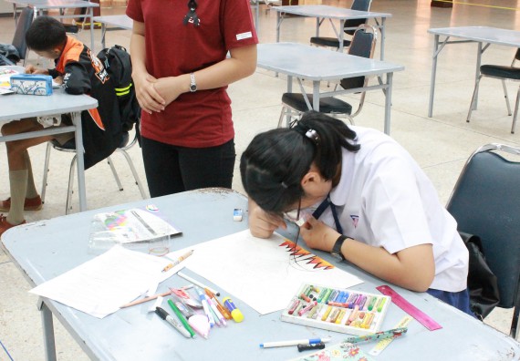 ภาพกิจกรรม  การประกวดภาพวาดจินตนาการทางวิทยาศาสตร์ ระดับประถมศึกษาตอนปลาย