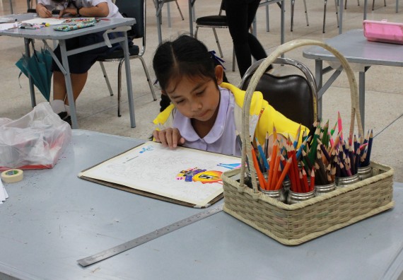 ภาพกิจกรรม  การประกวดภาพวาดจินตนาการทางวิทยาศาสตร์ ระดับประถมศึกษาตอนปลาย