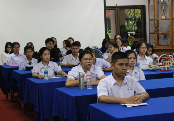ภาพกิจกรรม การพูดทางวิทยาศาสตร์ ระดับมัธยมศึกษาตอนปลาย