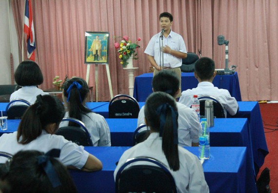 ภาพกิจกรรม การพูดทางวิทยาศาสตร์ ระดับมัธยมศึกษาตอนปลาย