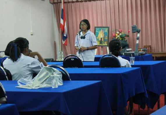 ภาพกิจกรรม การพูดทางวิทยาศาสตร์ ระดับมัธยมศึกษาตอนปลาย