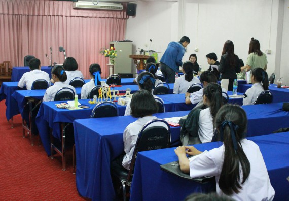 ภาพกิจกรรม การพูดทางวิทยาศาสตร์ ระดับมัธยมศึกษาตอนปลาย