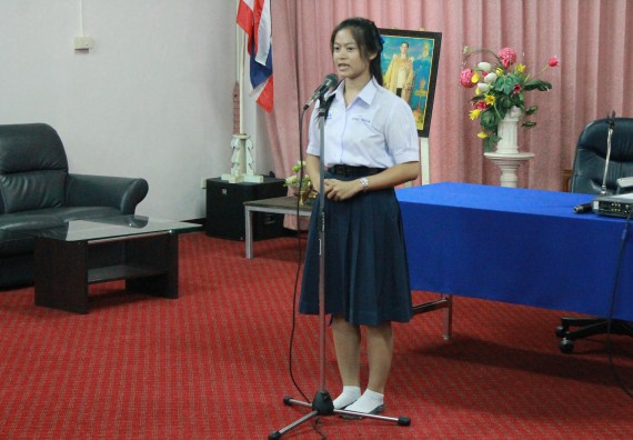 ภาพกิจกรรม การพูดทางวิทยาศาสตร์ ระดับมัธยมศึกษาตอนปลาย