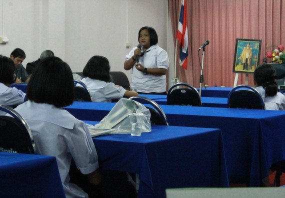 ภาพกิจกรรม การพูดทางวิทยาศาสตร์ ระดับมัธยมศึกษาตอนปลาย