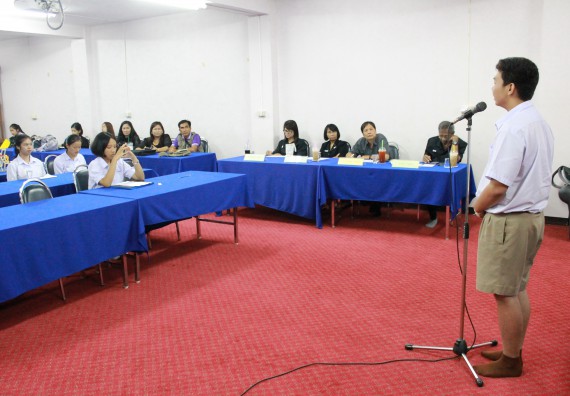 ภาพกิจกรรม การพูดทางวิทยาศาสตร์ ระดับมัธยมศึกษาตอนปลาย