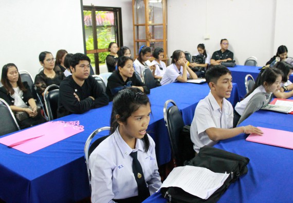 ภาพกิจกรรม การพูดทางวิทยาศาสตร์ ระดับมัธยมศึกษาตอนปลาย