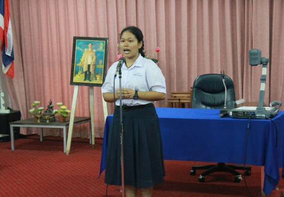 ภาพกิจกรรม การพูดทางวิทยาศาสตร์ ระดับมัธยมศึกษาตอนปลาย