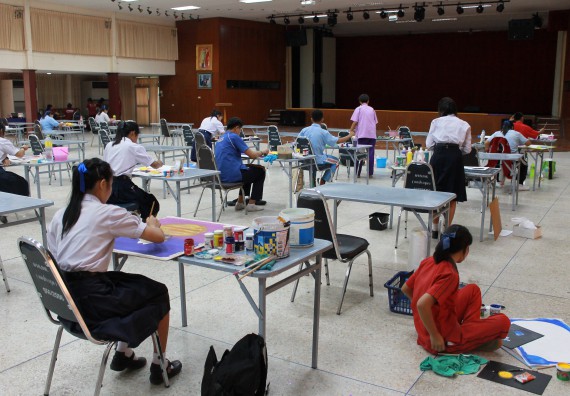 ภาพกิจกรรม การประกวดภาพวาดจินตนาการทางวิทยาศาสตร์ ระดับมัธยมศึกษาตอนต้น