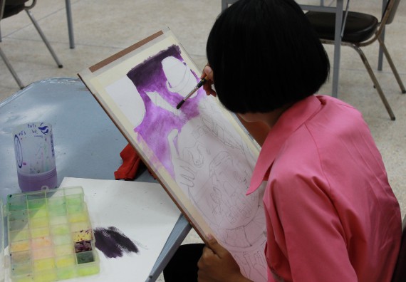 ภาพกิจกรรม การประกวดภาพวาดจินตนาการทางวิทยาศาสตร์ ระดับมัธยมศึกษาตอนต้น