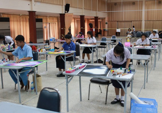 ภาพกิจกรรม การประกวดภาพวาดจินตนาการทางวิทยาศาสตร์ ระดับมัธยมศึกษาตอนต้น