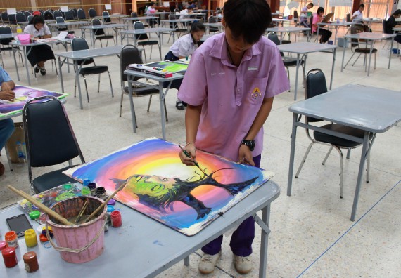 ภาพกิจกรรม การประกวดภาพวาดจินตนาการทางวิทยาศาสตร์ ระดับมัธยมศึกษาตอนต้น