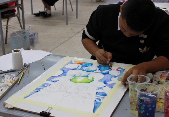 ภาพกิจกรรม การประกวดภาพวาดจินตนาการทางวิทยาศาสตร์ ระดับมัธยมศึกษาตอนต้น