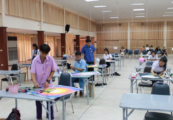 ภาพกิจกรรม การประกวดภาพวาดจินตนาการทางวิทยาศาสตร์ ระดับมัธยมศึกษาตอนต้น