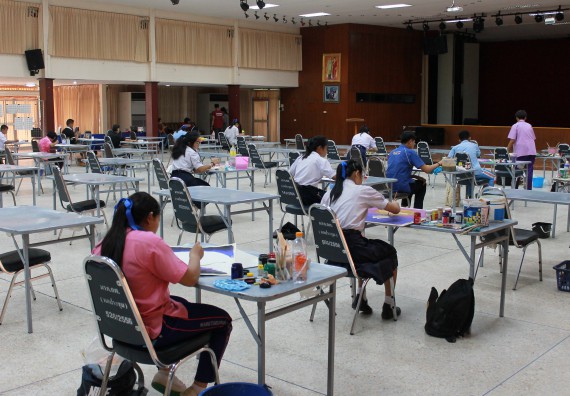 ภาพกิจกรรม การประกวดภาพวาดจินตนาการทางวิทยาศาสตร์ ระดับมัธยมศึกษาตอนต้น