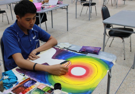 ภาพกิจกรรม การประกวดภาพวาดจินตนาการทางวิทยาศาสตร์ ระดับมัธยมศึกษาตอนปลาย